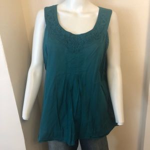 Tank With Flower Detail